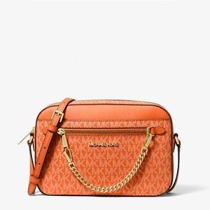 Michael Kors Jet Set Large Logo Crossbody Bag